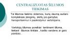 Centralizuoto šilumos tiekimo sistemos schema