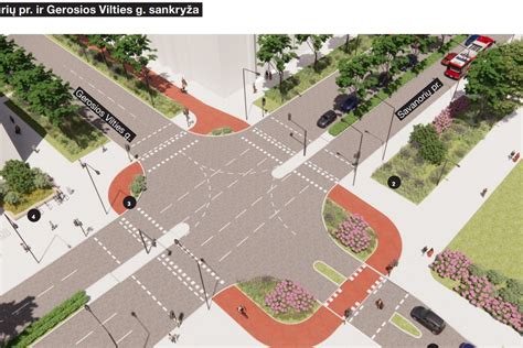 Sankryžos schematinis pavaizdavimas