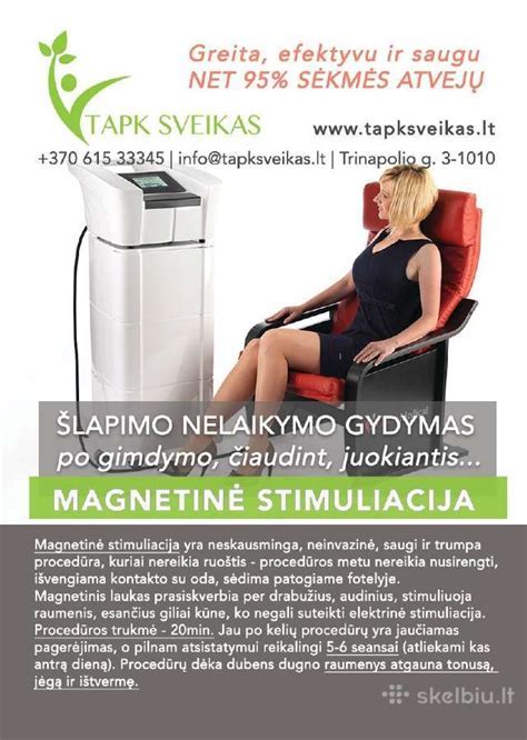 Infographic: Šlapimo nelaikymo tipų ir jų gydymo principų schema
