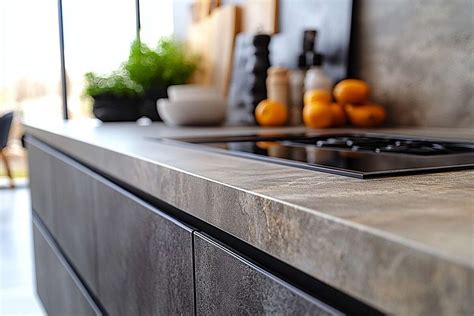 Dirbtinio akmens stalviršis virtuvėje