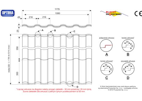 OPTIMA Arad stogo dangos profilis
