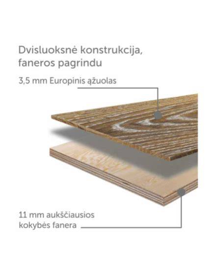 Faneros konstrukcija ir sluoksniavimas