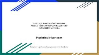 Paruošimo ir maišymo eiga: švirkštai, kartonas ir mentele