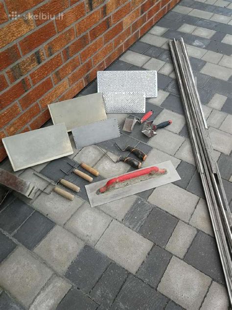 plytelių klijavimo įrankiai