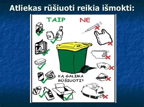 Infografika: Atliekų rūšiavimas ir perdirbimo srautas