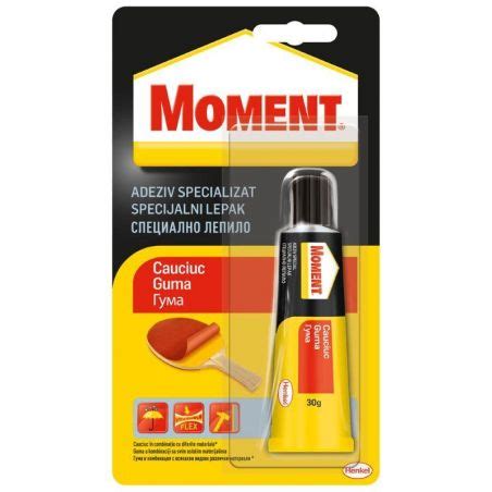 Gumos klijai MOMENT Rubber - elastingi kontaktiniai klijai