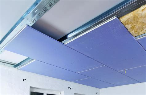 Lubų garso izoliacijos konstrukcijos pavyzdys