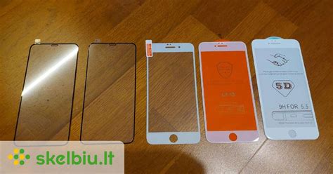 Įvairių tipų ekrano apsaugos