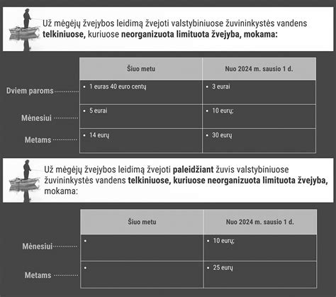 Infografika: Leidimų rūšys ir kainos