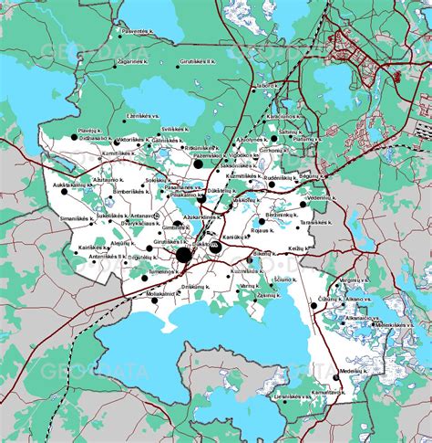 Rekyvos ežero žemėlapis