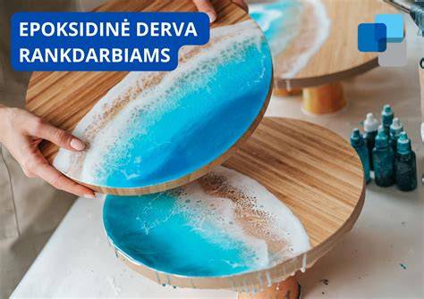 Infografika: saugaus darbo su epoksidine derva gairės