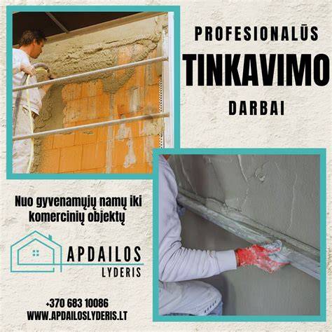 Infografika: Tinkavimo procesas nuo paruošimo iki galutinio apdailos