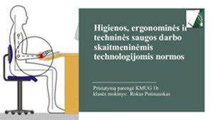 Infografika: pagrindiniai higienos normos rodikliai ir jų taikymas