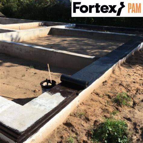 Fortex PAM hidroizoliacinės plėvelės vizualizacija