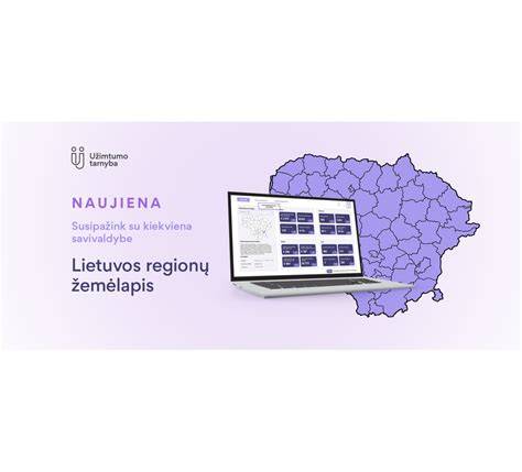 Geografinės paslaugos ir EMS regionų žemėlapis