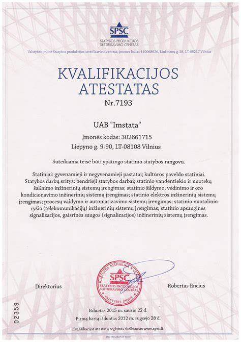 Termoputos naudojimo sertifikatai ir profesionalių specialistų komanda