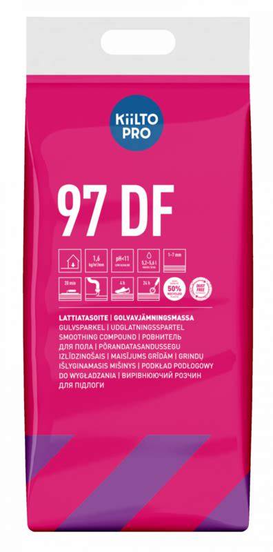 infografika: Kiilto 97 DF naudojimo schema