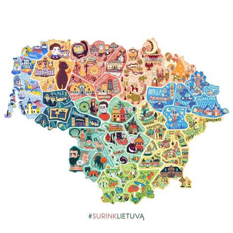Map of Dubingiai.lt salonų vietos Lietuvoje