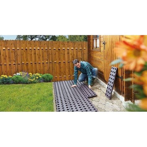 MaXi plastikinės sodo plytelės su moduline jungimo sistema