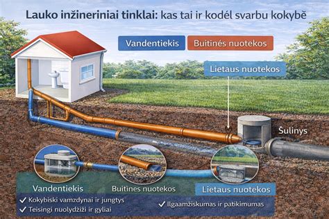 Skirtingos lauko/vidaus dangų sistemos schematinės iliustracijos