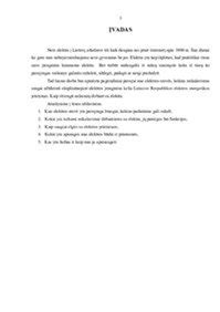 Sauga dirbant su putomis