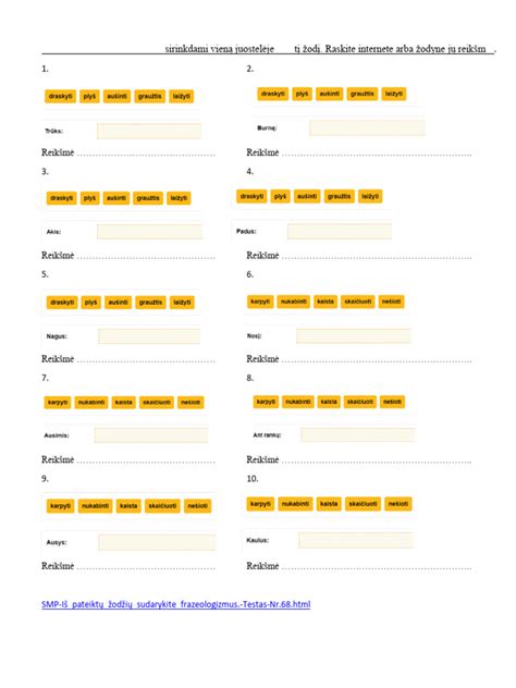 Karikatūra, vaizduojanti įvairius frazeologizmus