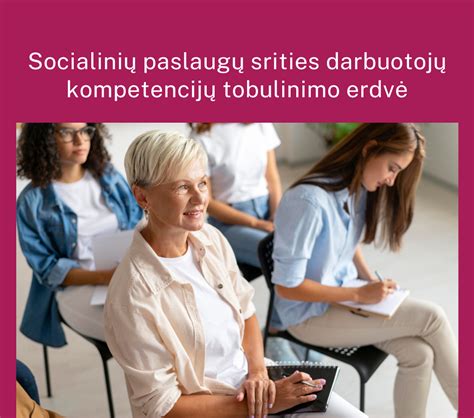 Socialinių paslaugų specialistų mokymai