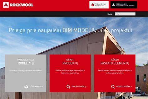 Ruukki BIM modelių biblioteka screenshot