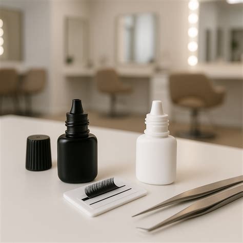 Schemą, kaip veikia blakstienų priauginimo klijai