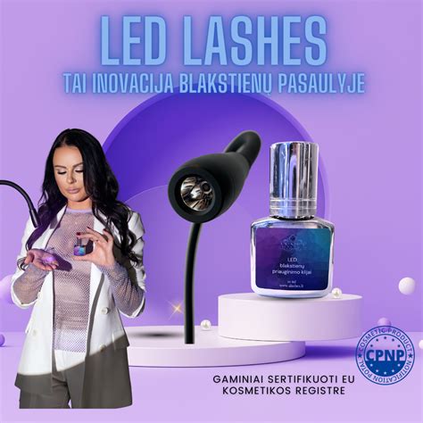 Nuotrauka su tinkamai laikomais blakstienų priauginimo klijais