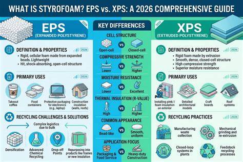 Putplastis palyginamoji schema: EPS vs EPS Neo vs XPS