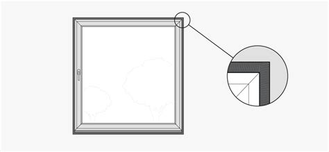 Sumažintas lango jungties tarpas naudojant sandarinimo juostą