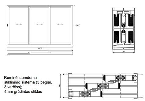 Картинка: skirtingos aliuminio langų profilių sistema architektoninių fasadų aiškinimas