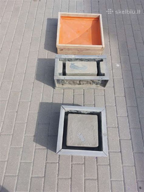 Formos betoninių vazonų gamybai