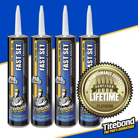 Infografika: Titebond Fast Set Polyurethane savybės ir taikymo sritys