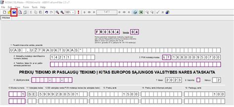 Sekimo schema: FR0463 deklaracijos teikimo terminas