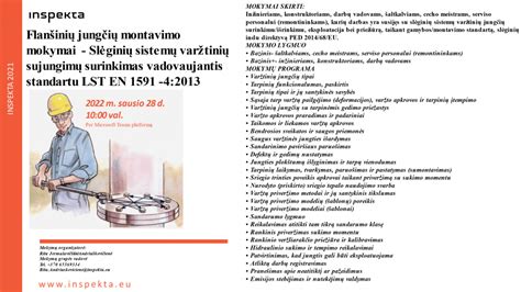 Diagrama: jungčių montavimo seka standartinėje vamzdžių sistemoje