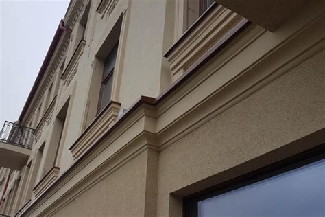 Skirtingų formų ir dydžių polistirolo fasado dekoracijos