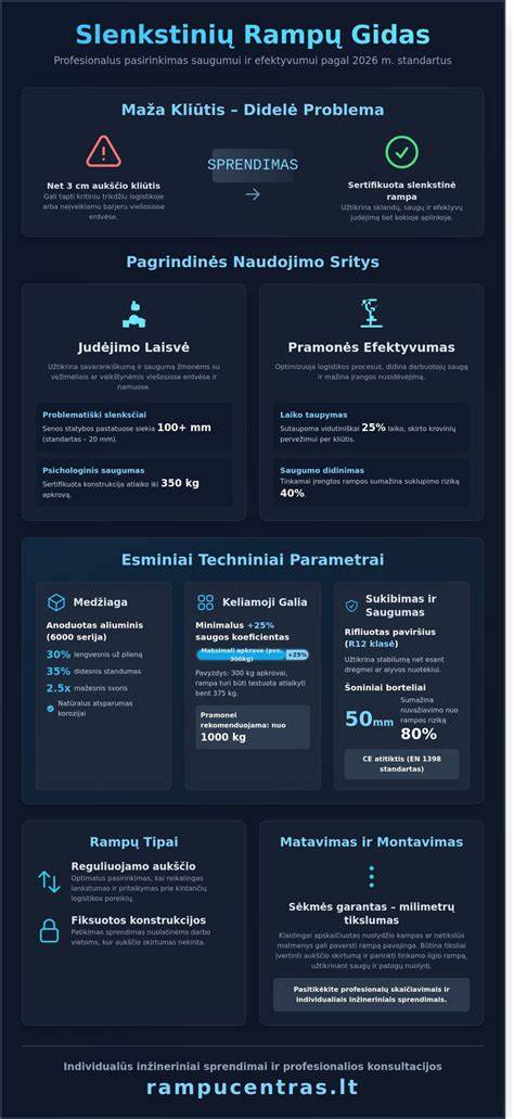 Modulinės rampos interaktyvus pavyzdys