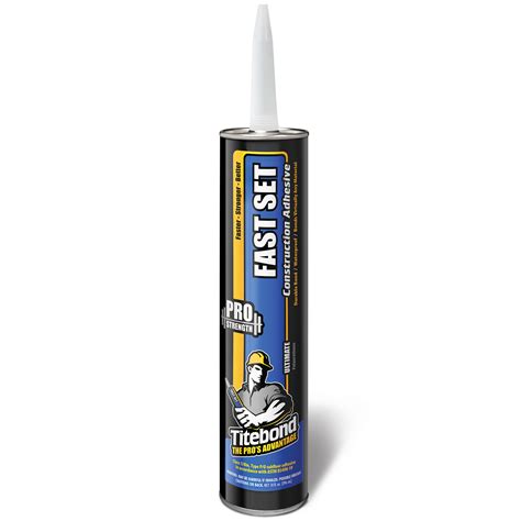 Titebond Fast Set Polyurethane - universalumas ir greitas džiūvimas