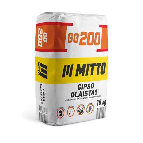 MItto gipso mišinių naudojimo pavyzdys